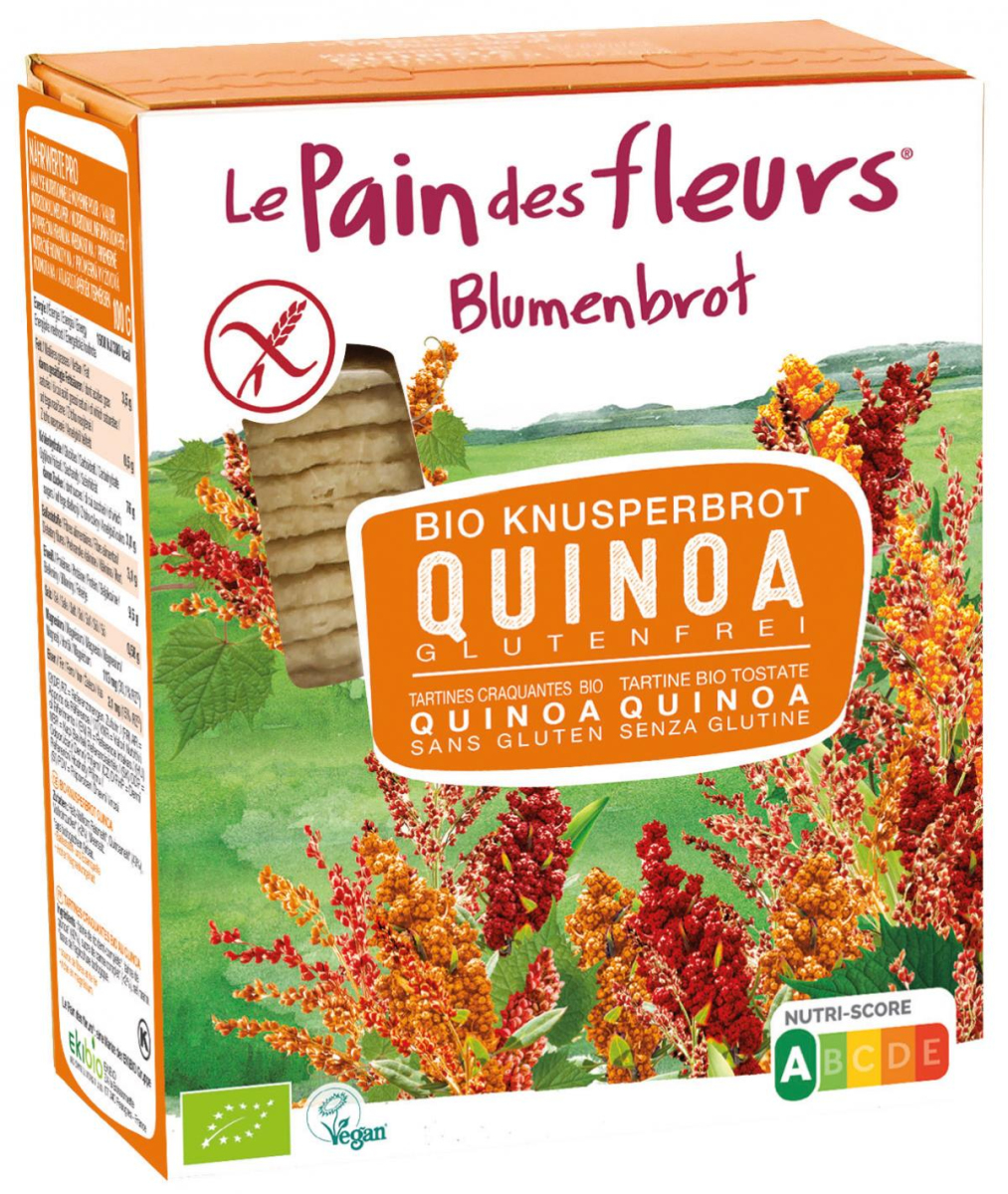 Blumenbrot Quinoa glutenfrei