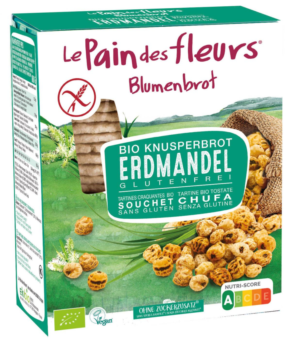 Blumenbrot Erdmandel glutenfrei