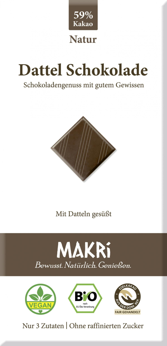 Dattel Schokolade Natur 59%