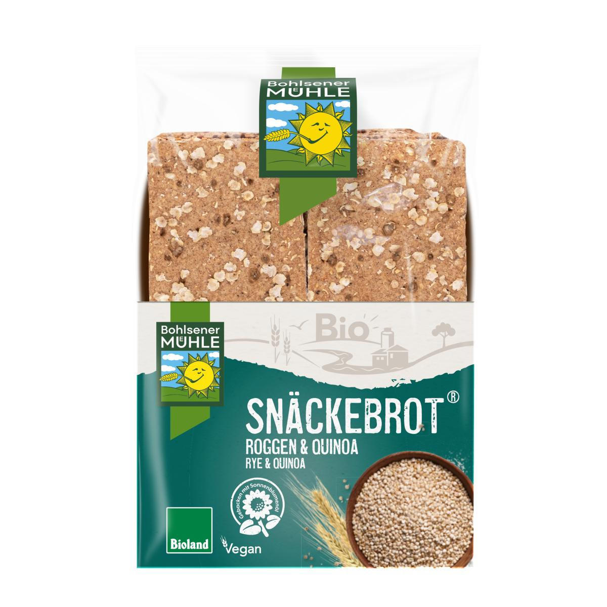 Snäckebrot Roggen Quinoa