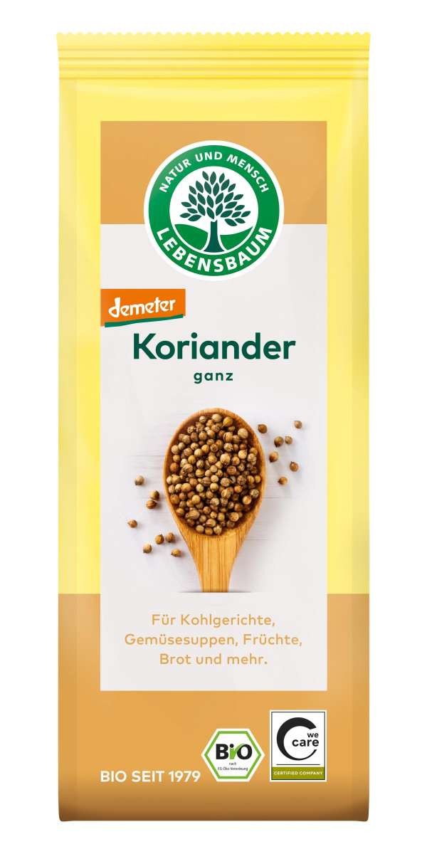 Koriander, ganz in der Tüte