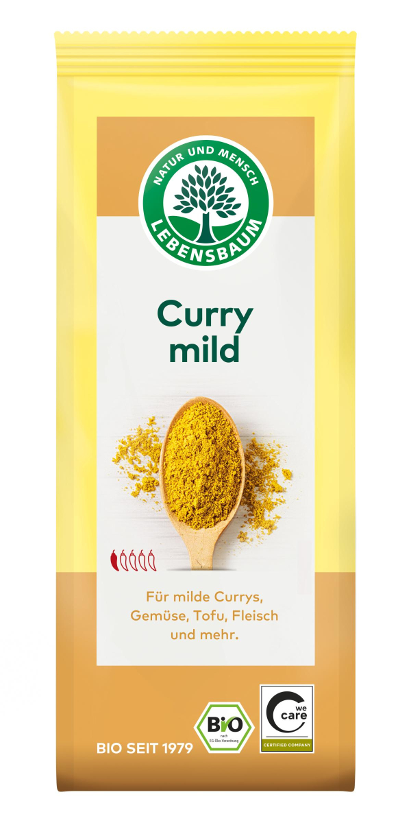Currypulver mild, Tüte