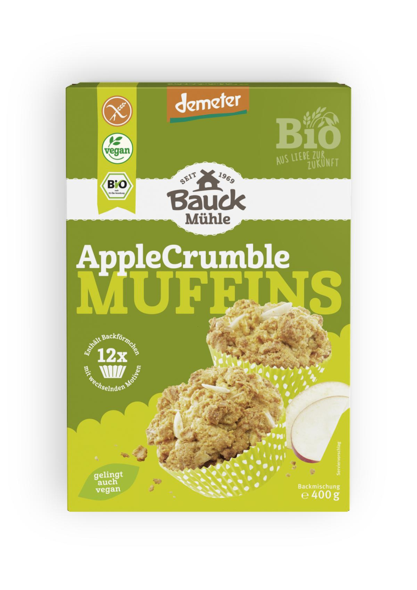 Apple Crumble Muffins glutenfrei