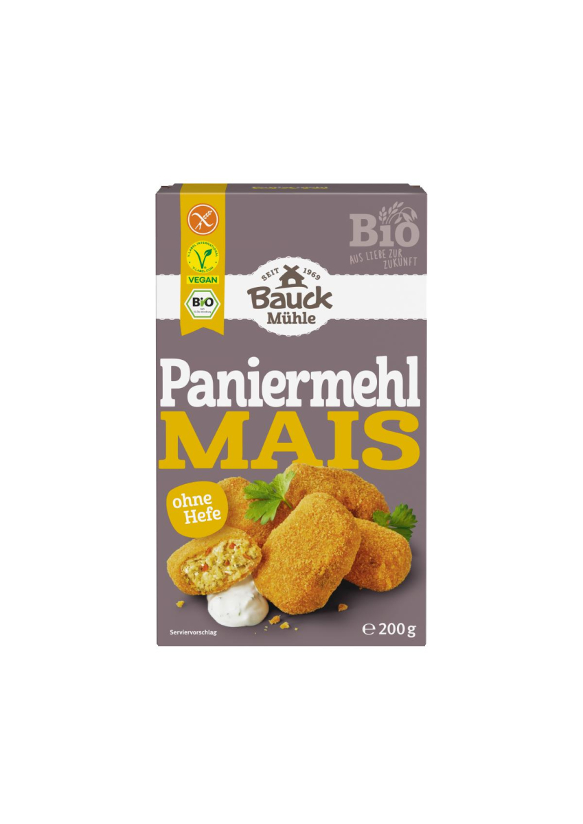 Mais-Paniermehl glutenfrei
