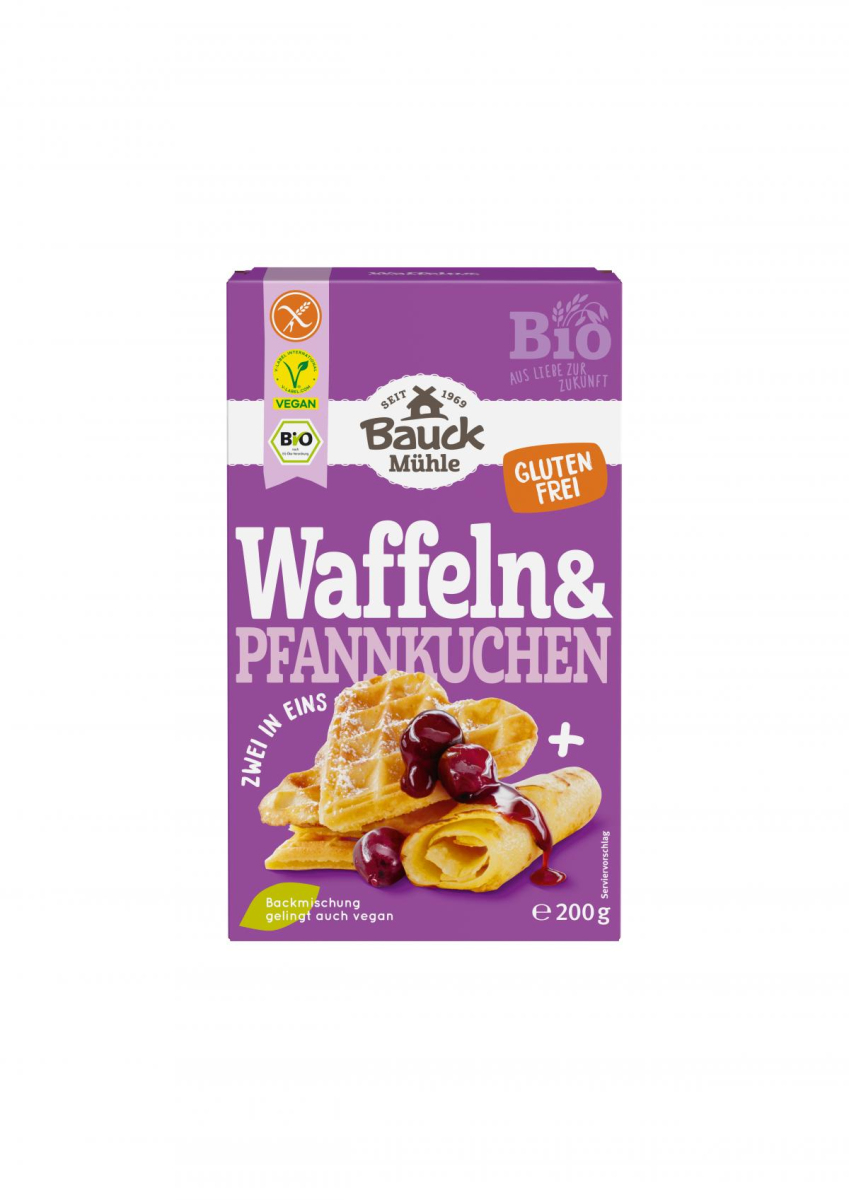 Waffeln und Pfannkuchen glutenfrei