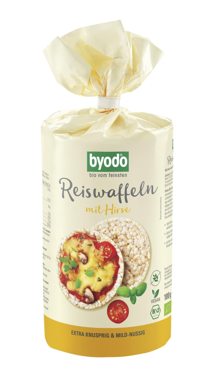 Reiswaffeln mit Hirse