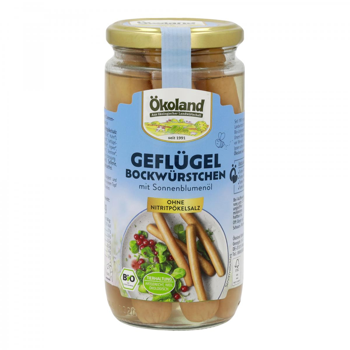 Geflügel-Bockwürstchen 6 Stück
