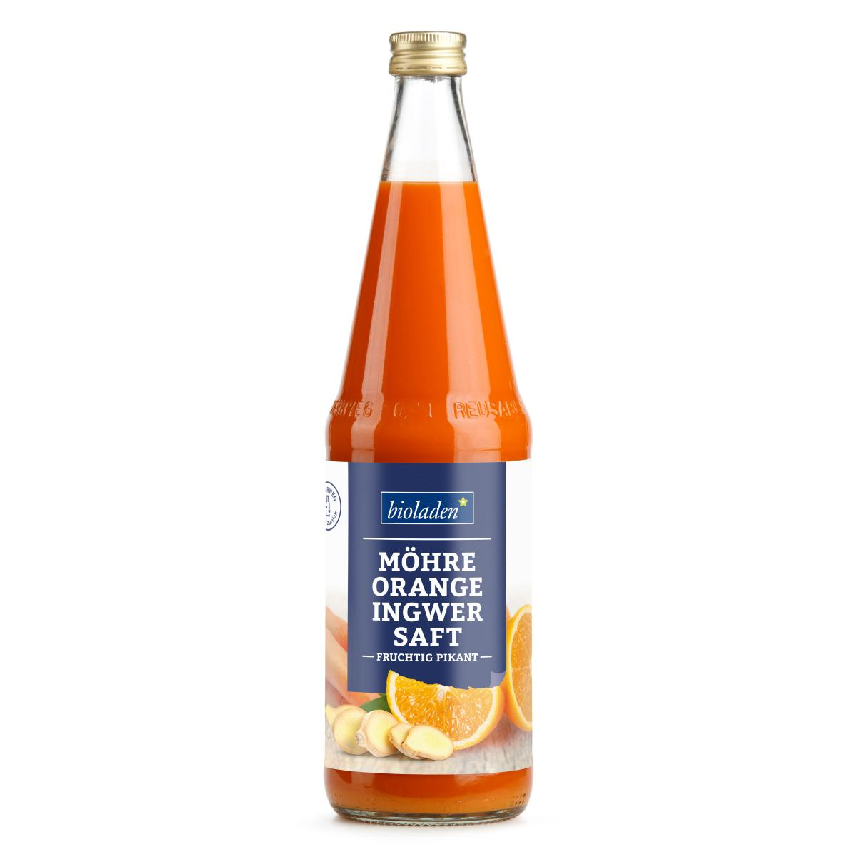 b*Möhre-Orange-Ingwer Saft