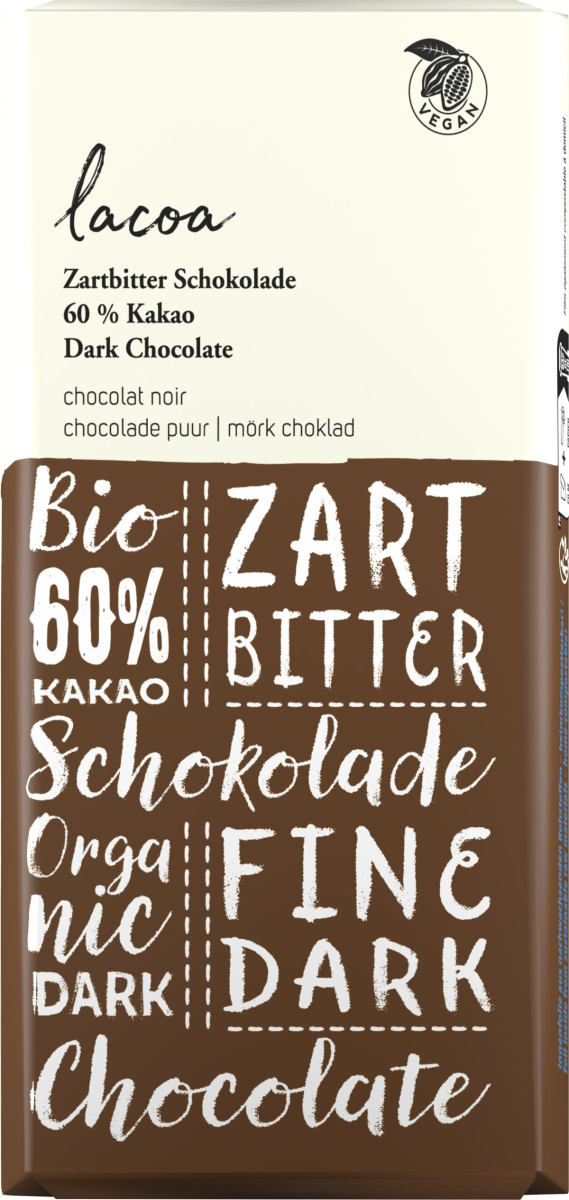 Zartbitter mit 60% Cacao