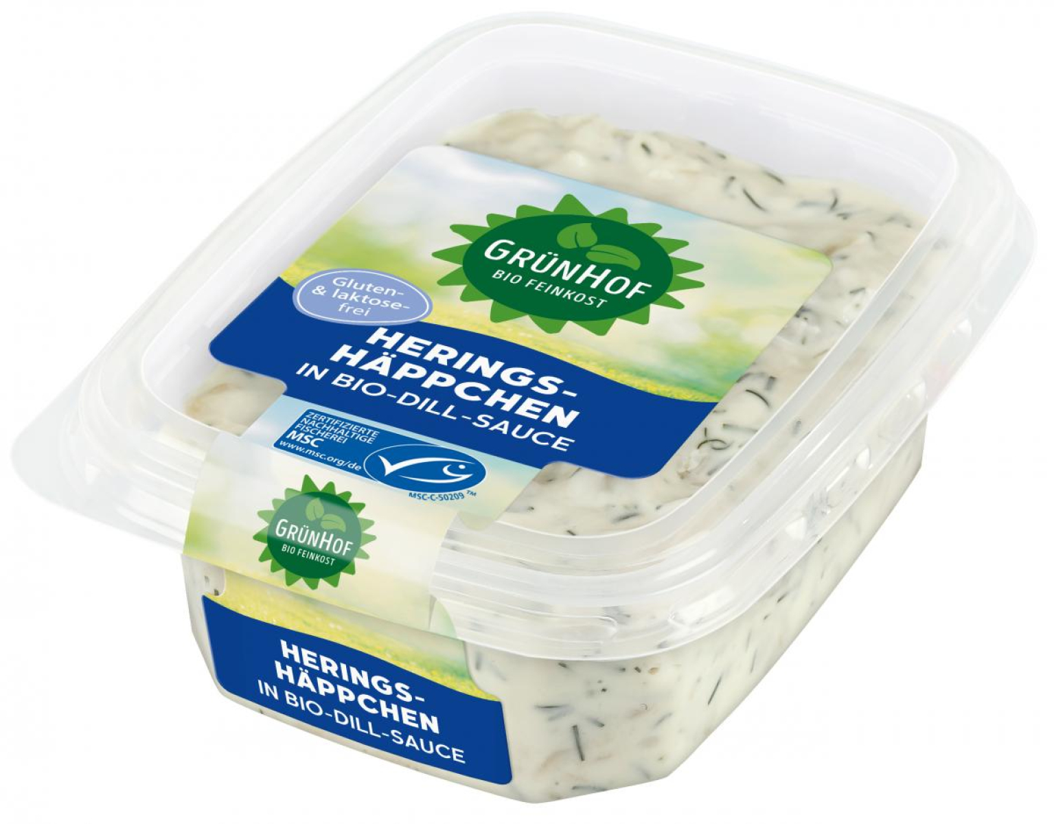 Heringshäppchen in Dill-Sauce