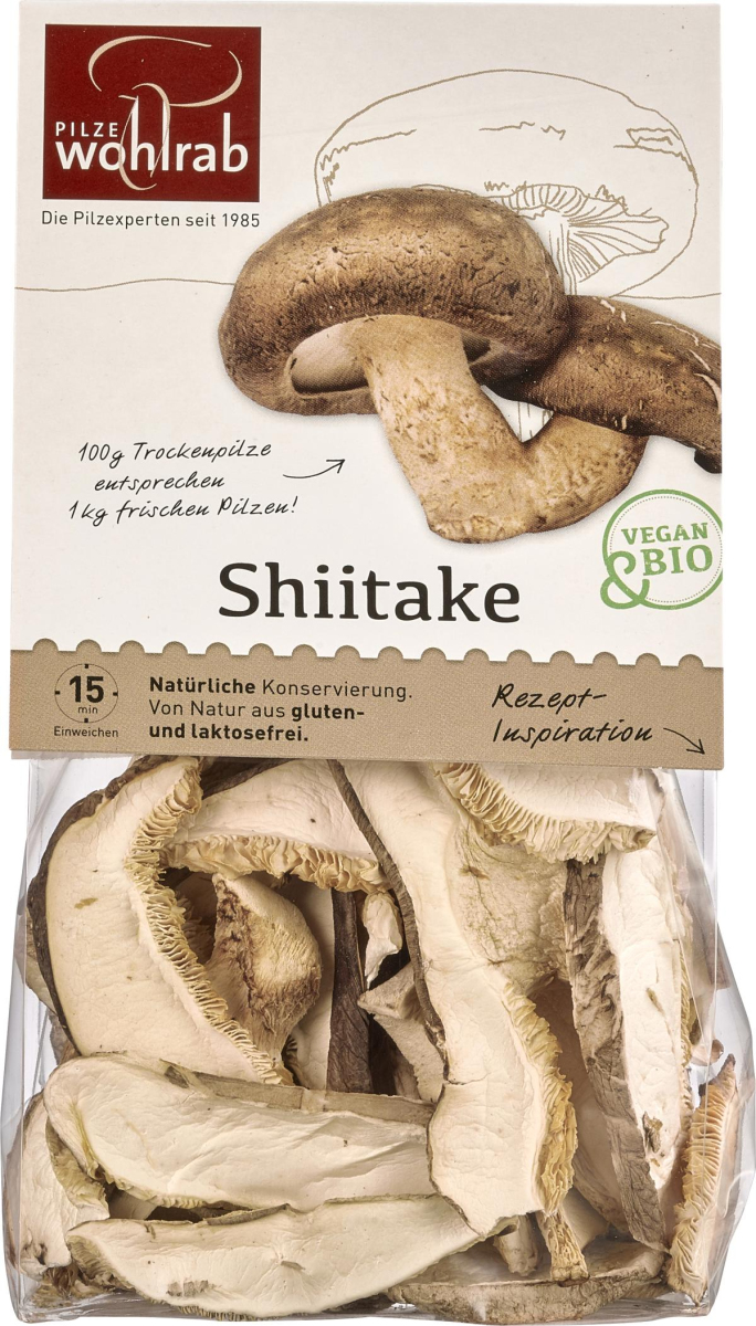 Shiitake getrocknet