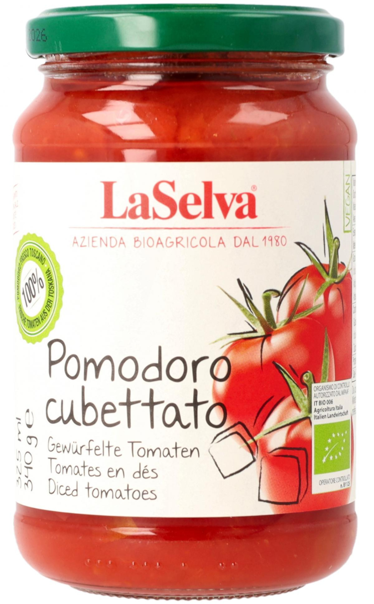 Gewürfelte Tomaten Cubettato