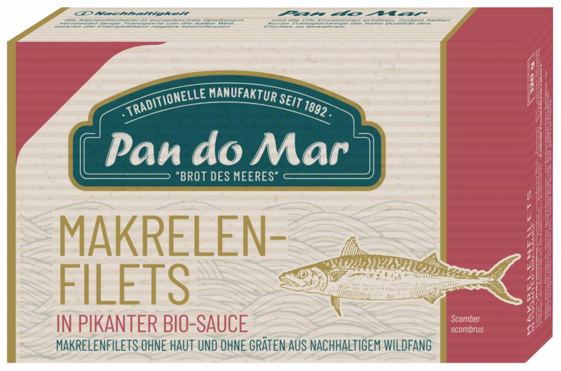 Makrelenfilet in pikanter Sauce