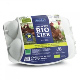 b*Eier, Größe M/L, abgep. 6er