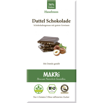 Dattel  Schokolade Haselnuss 56%