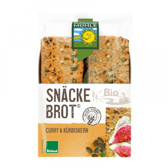 Curry & Kürbiskern Snäckebrot