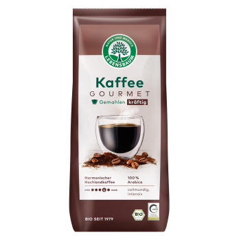 Gourmet Kaffee, kräftig gem.