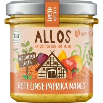 Linsenaufstrich Rote Linse Paprika Mango