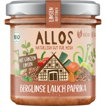 Linsen Aufstrich Berglinse Lauch Paprika