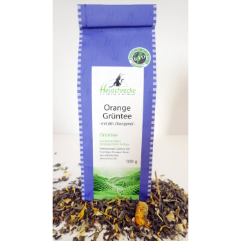 Orangen Grüntee