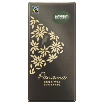 Edelbitter Schokolade Panama 80%, kbA  FAIRTRADE