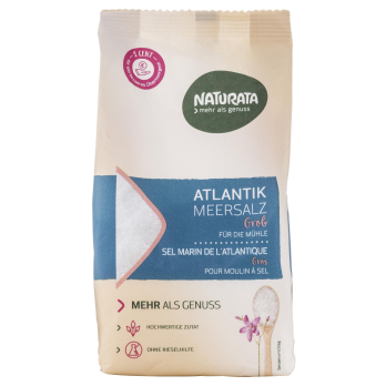 Atlantik-Meersalz grob, für die Mühle