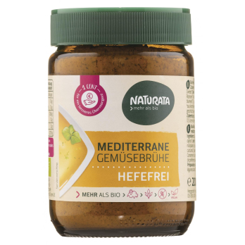 Mediterrane Gemüsebrühe hefefrei , Glas, kbA