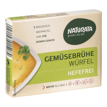 Gemüse-Brühwürfel hefefrei ohne Palmöl, kbA