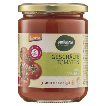 Geschälte Tomaten in Tomatensaft, demeter