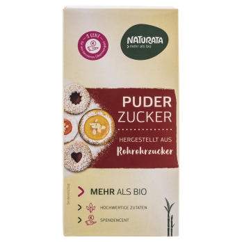 Puderzucker, Roh-Rohrz.feingem