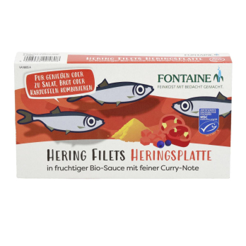 Herings-Platte m. Gemüsebeilag