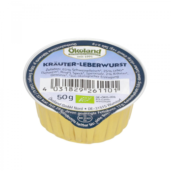 Feine Kräuterleberwurst, Dose