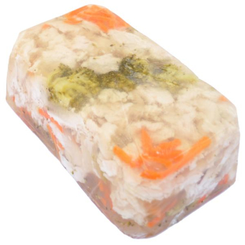 Geflügelsülze mit Gemüse, Theke