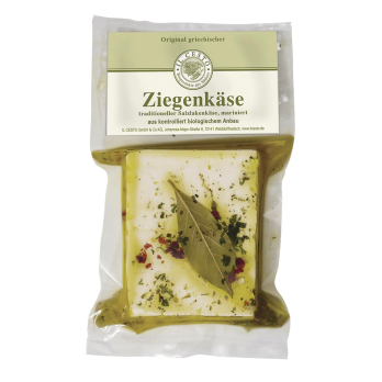 Griech. Ziegenweichkäse, mariniert