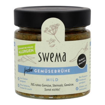 Gemüsebrühe mild, Rohkost