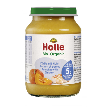 Kürbis mit Huhn