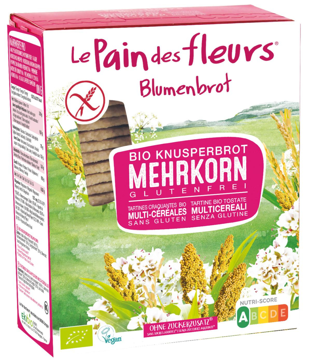 Blumenbrot Mehrkorn glutenfrei
