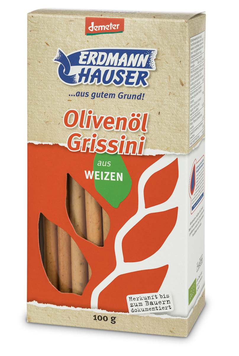 Olivenöl-Grissini