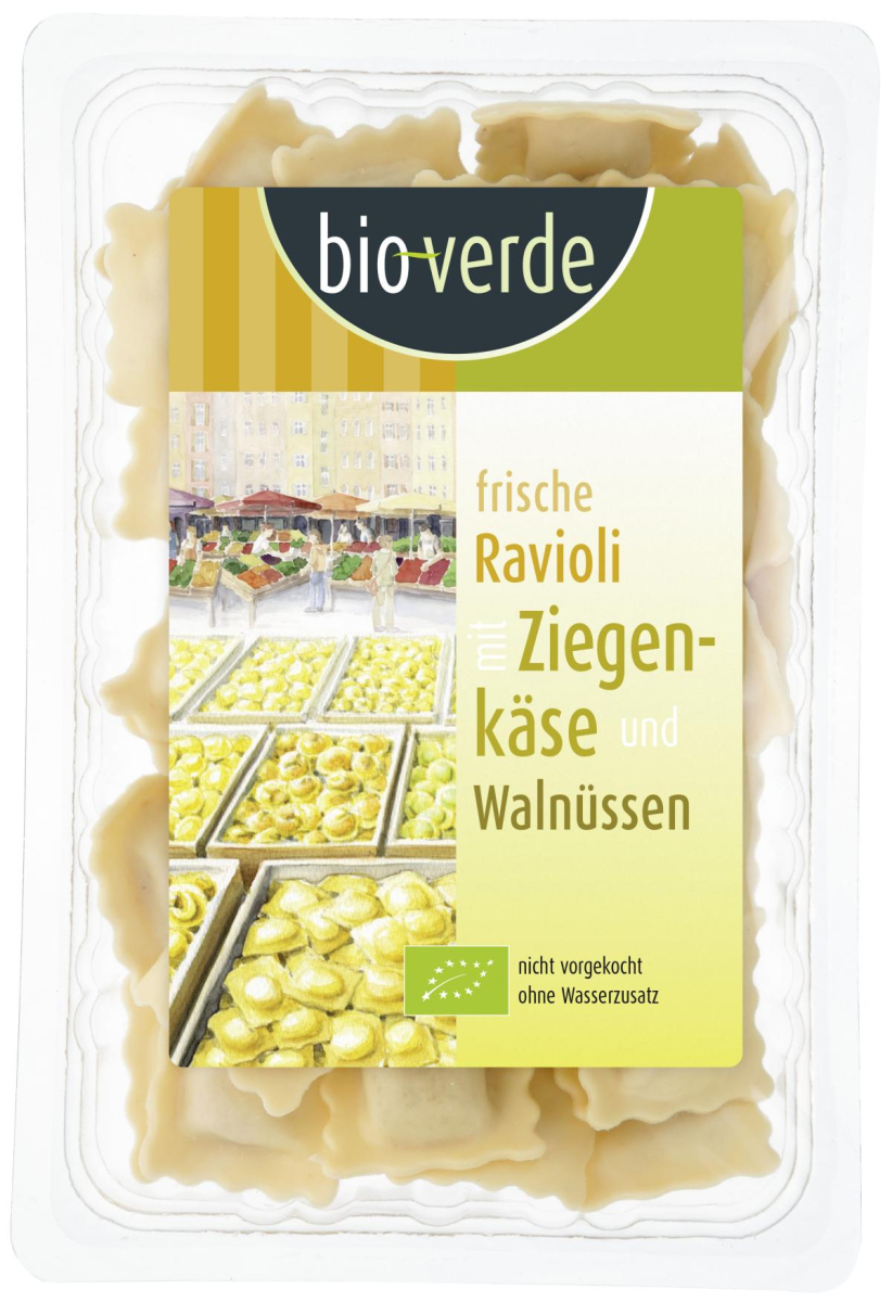 Frische Ravioli mit Ziegenkäse