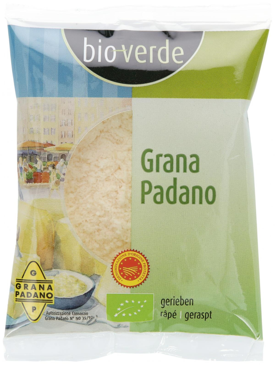 Grana Padano gerieben
