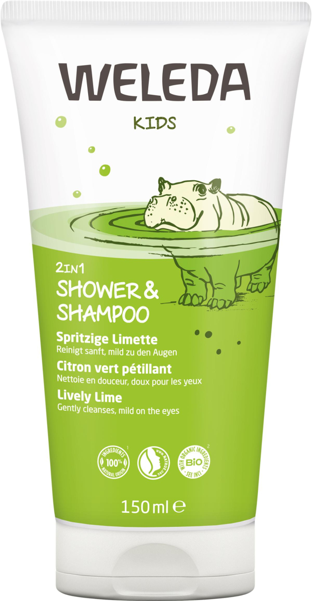 Kids 2in1 Shower Limette