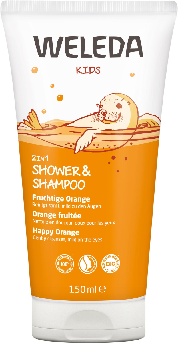 Kids 2in1 Shower Orange
