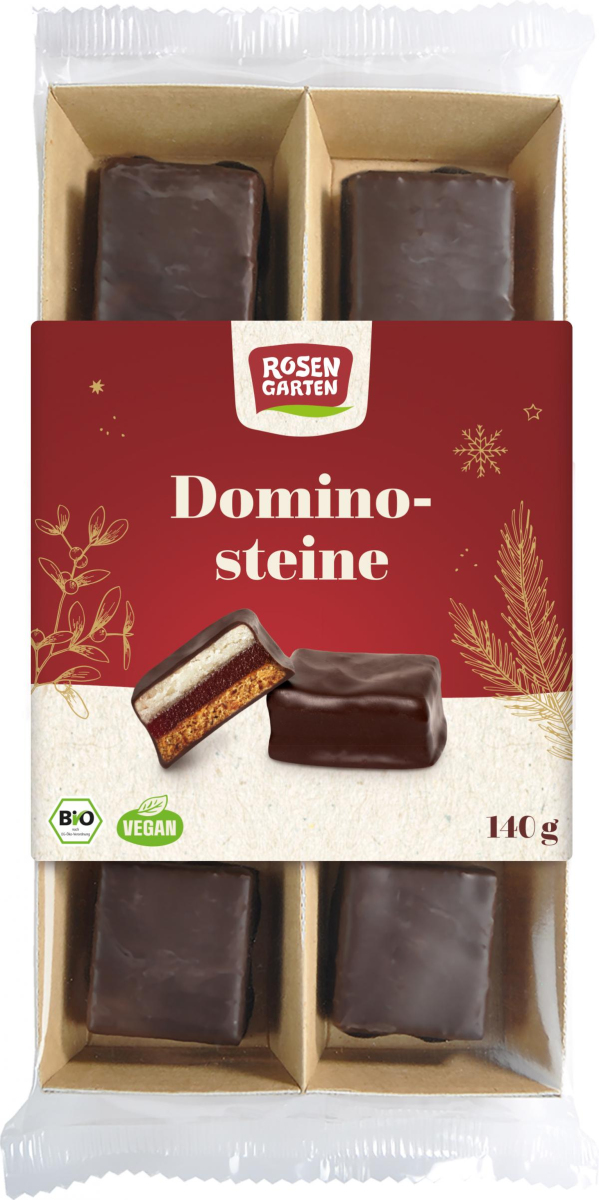 Zartbitter Dominosteine