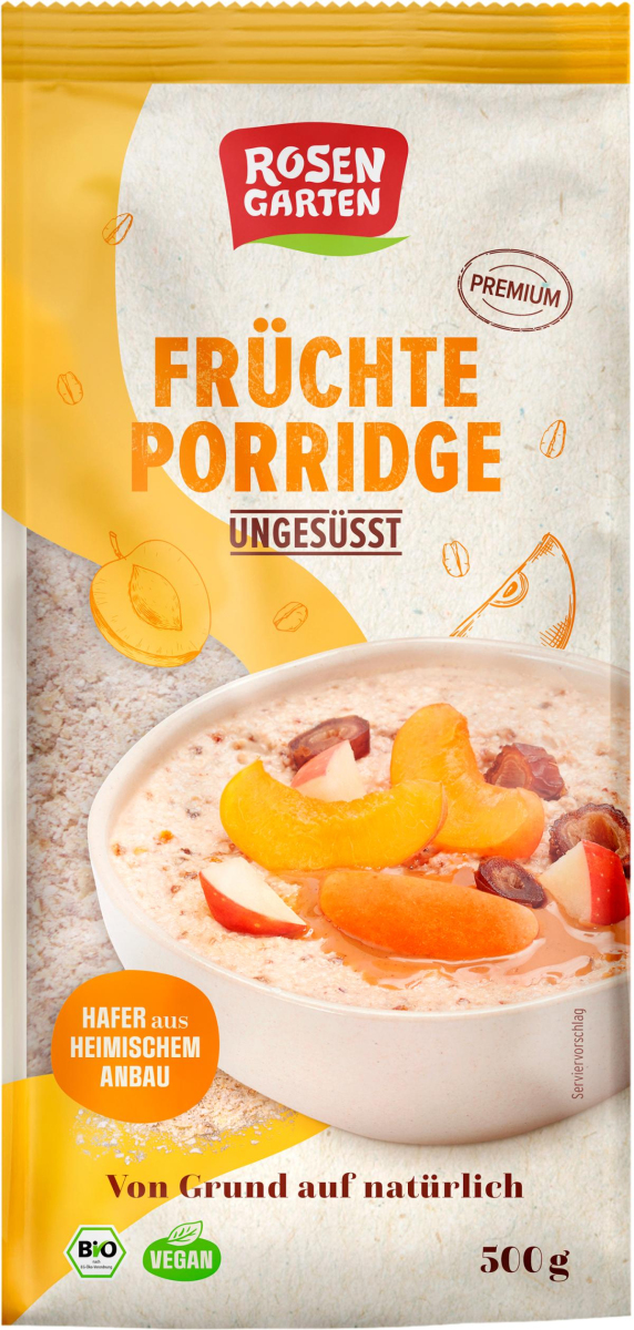 Früchte Porridge ungesüßt