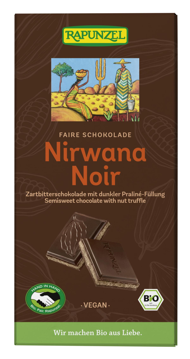Nirwana Noir 55% mit dunklerTrüffelfüllung HiH