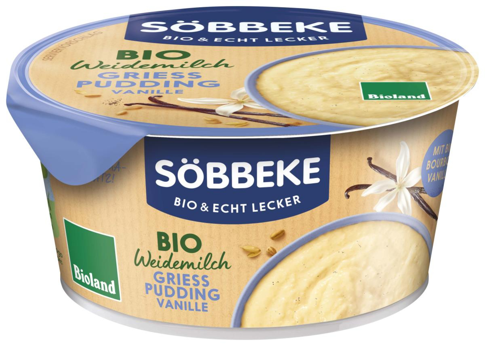 Griespudding mit Vanille