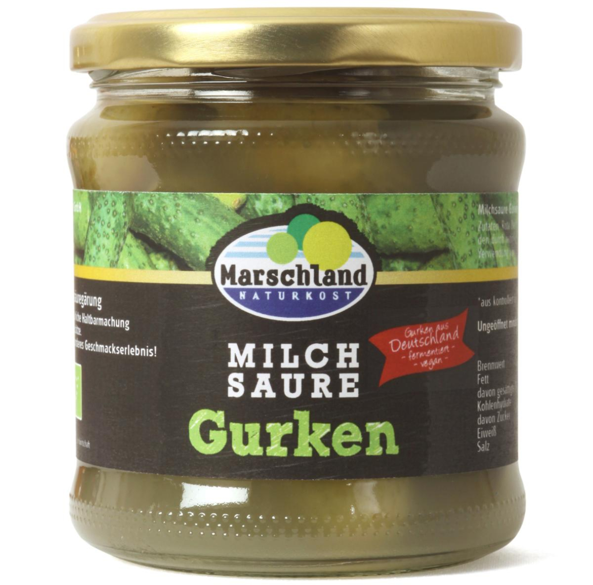 Salzgurken fermentiert