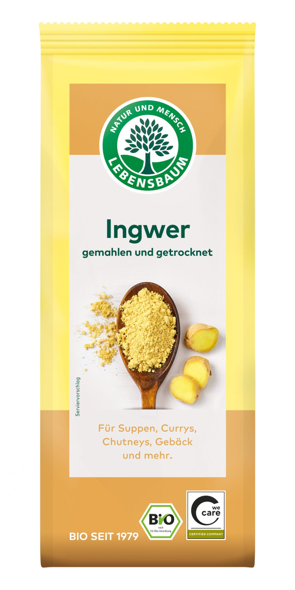 Ingwer, gemahlen, Tüte