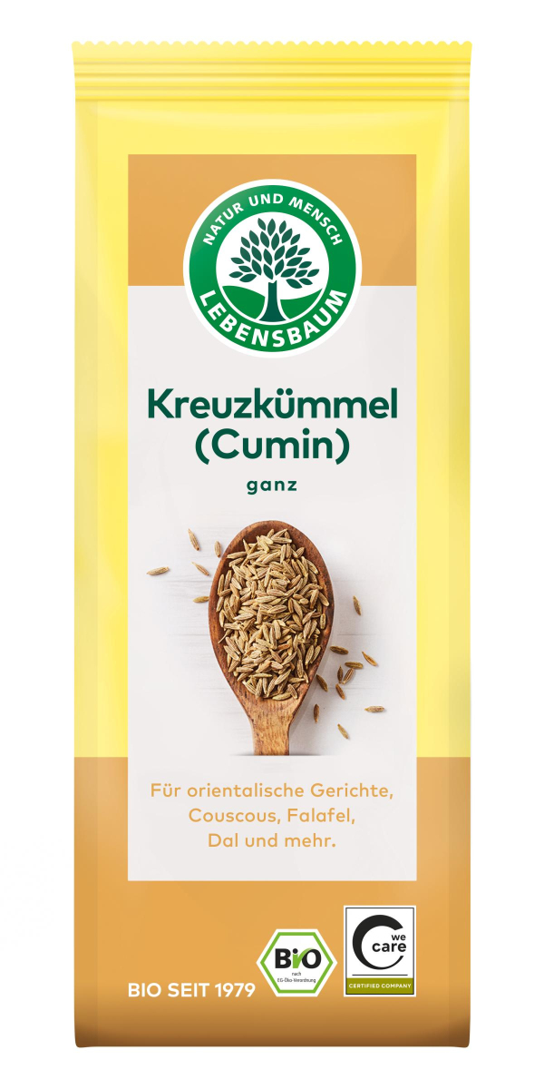 Kreuzkümmel, ganz, Tüte
