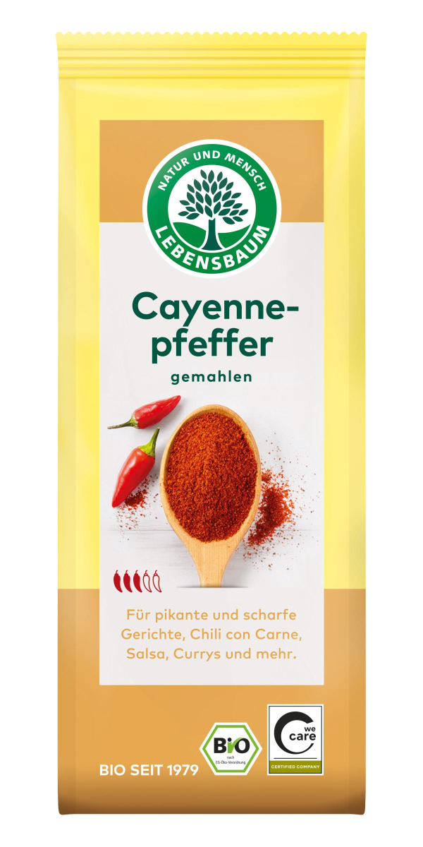 Cayennepfeffer, Tüte